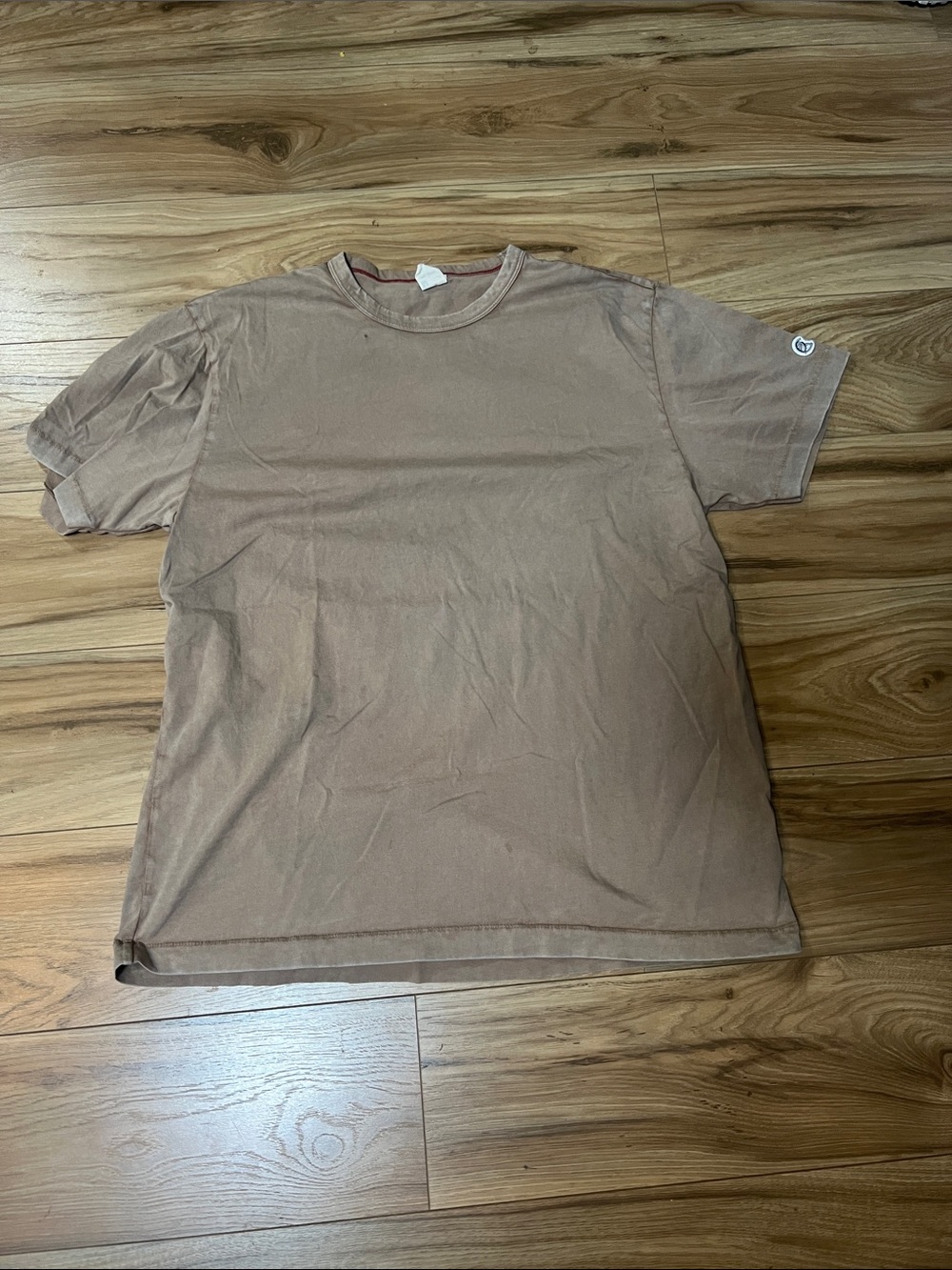 Champion x Todd Snyder Short Sleeve Crewneck T-Shirt in Light Brown